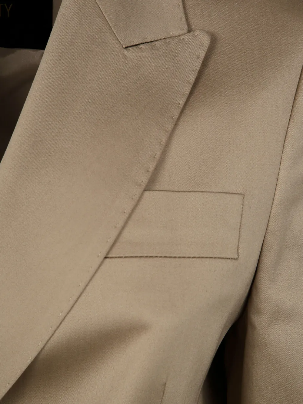 Seventy Blazer met dubbele rij knopen Beige