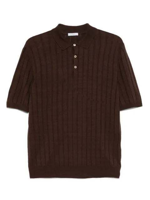 Boglioli knitted polo shirt