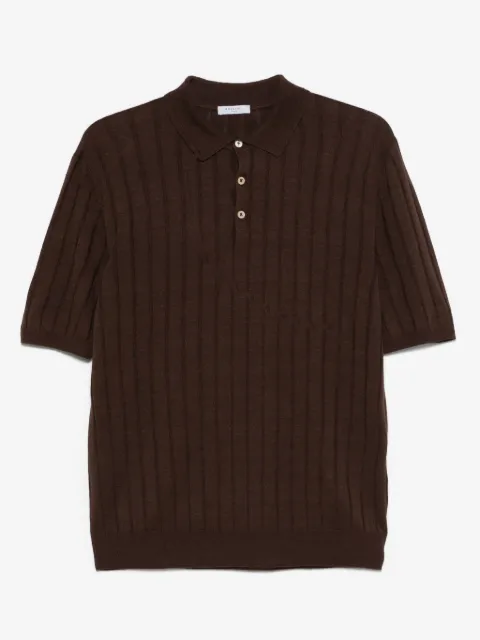 Boglioli knitted polo shirt