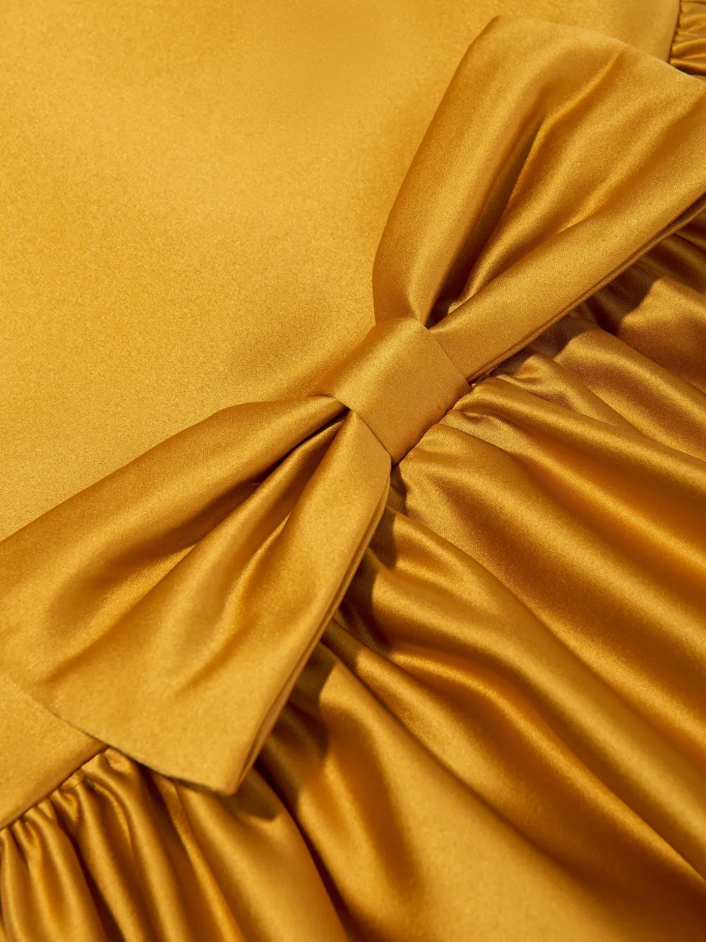 Hucklebones London Jurk met strikdetail Geel