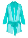 Alberta Ferretti silk top - Green