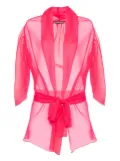 Alberta Ferretti silk jacket - Pink