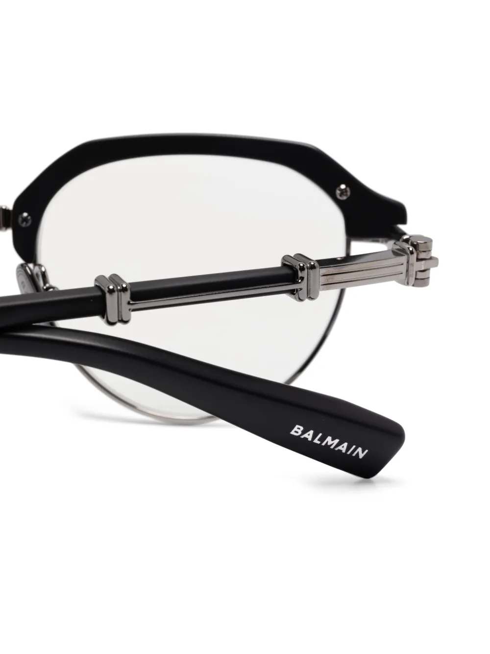 BALMAIN OVAL-FRAME GLASSES