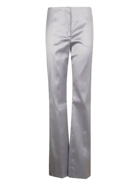 Sportmax satin-finish tailored trousers
