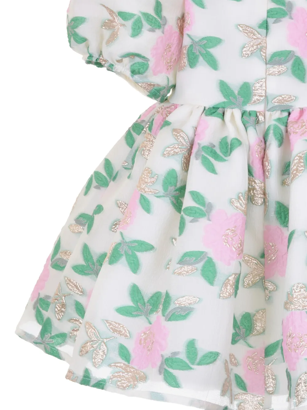 Hucklebones London Jurk met bloemenprint Wit