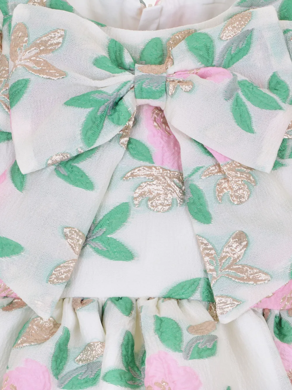 Hucklebones London Jurk met bloemenprint Wit