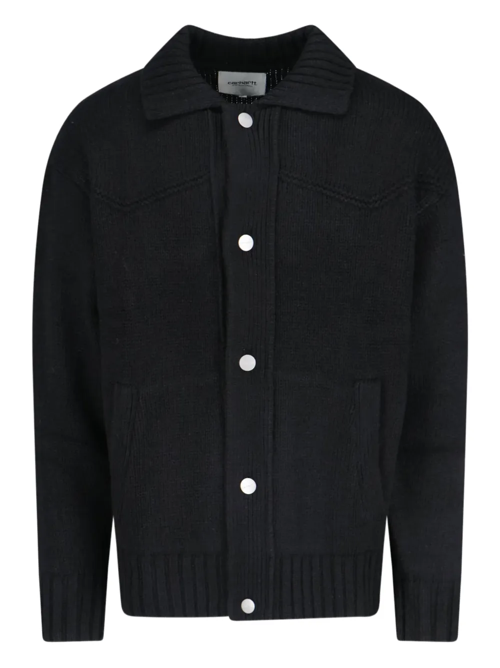 Carhartt WIP Santa Fe cardigan | Black | Image 1
