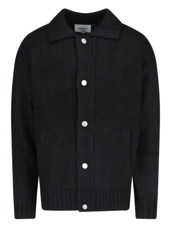 Carhartt WIP Santa Fe Cardigan | Black | FARFETCH ZA