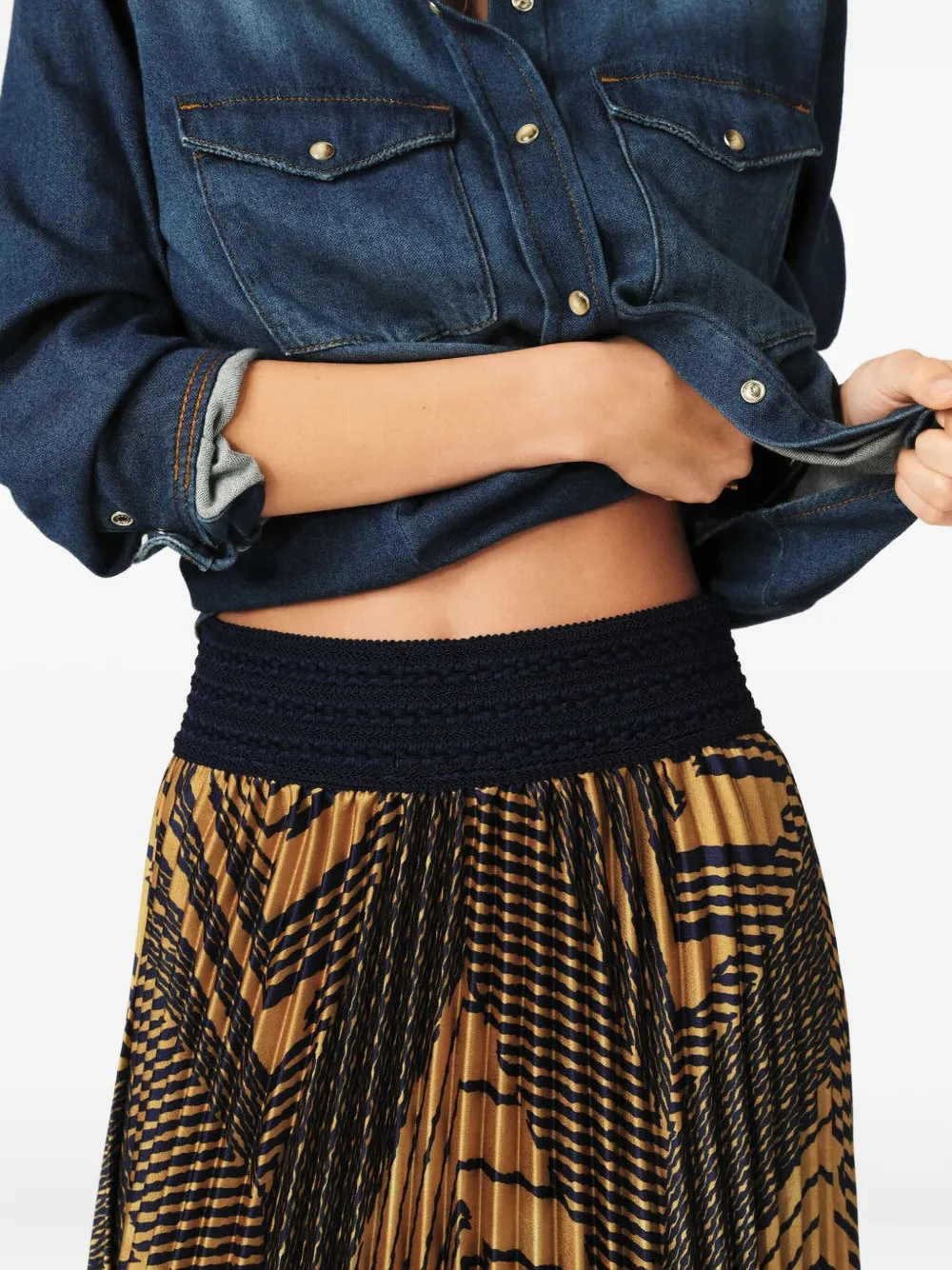 Ba&sh Sow Skirt In Multi
