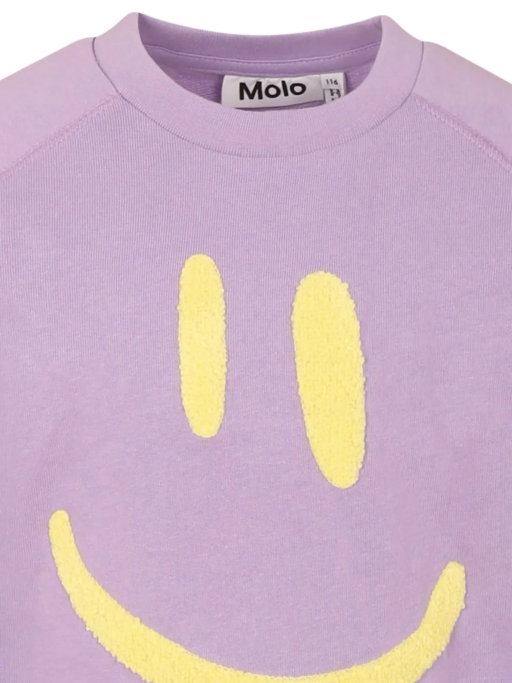 Molo Sweater met borduurwerk Paars