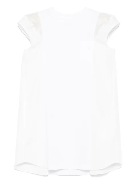 sacai layer-detail mini dress