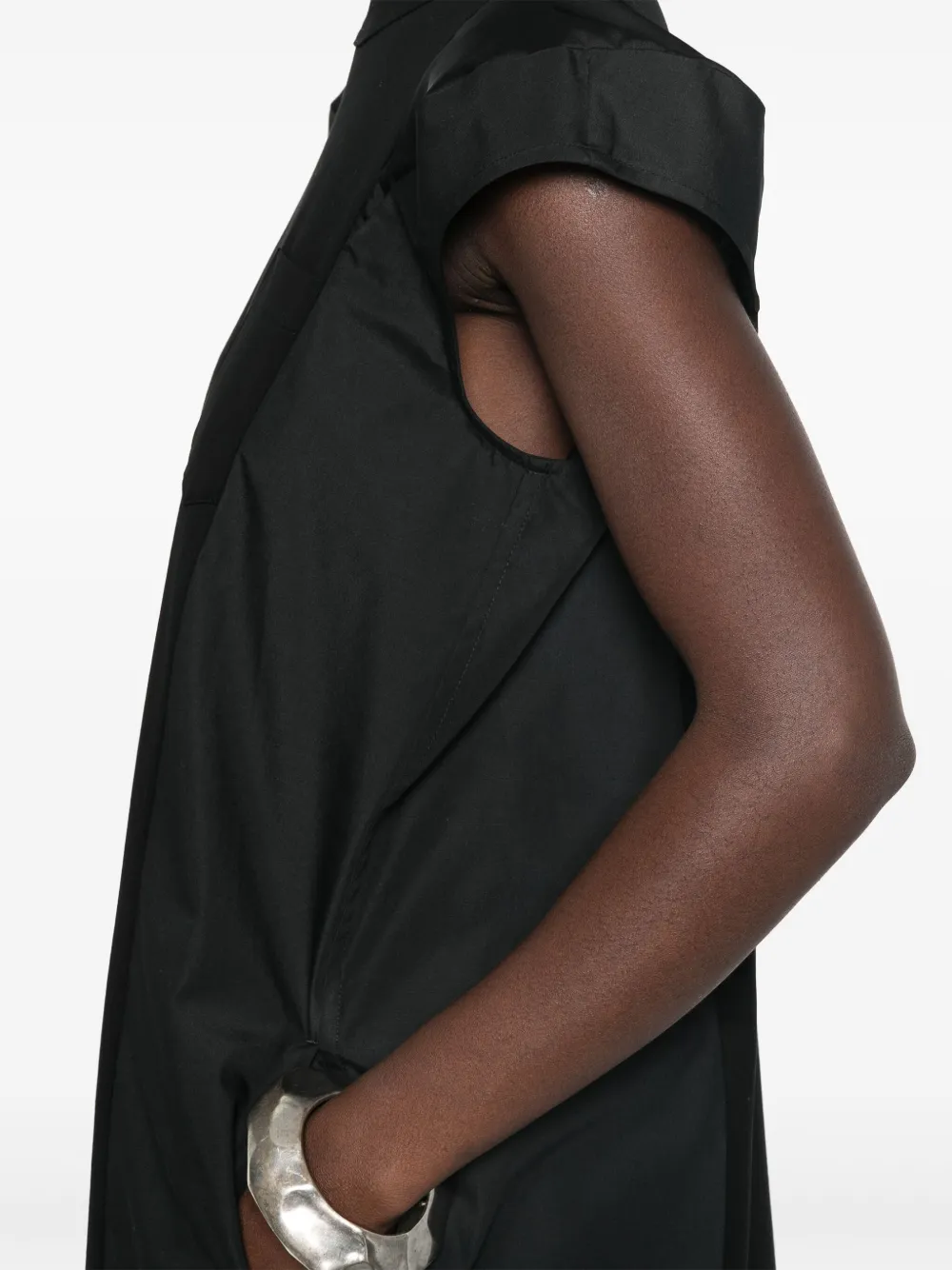 sacai Mini-jurk met vlakken Zwart