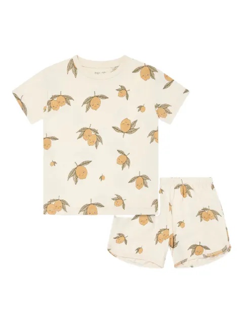 Konges Sløjd set de shorts con limones estampados