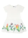 Molo graphic-print dress - White