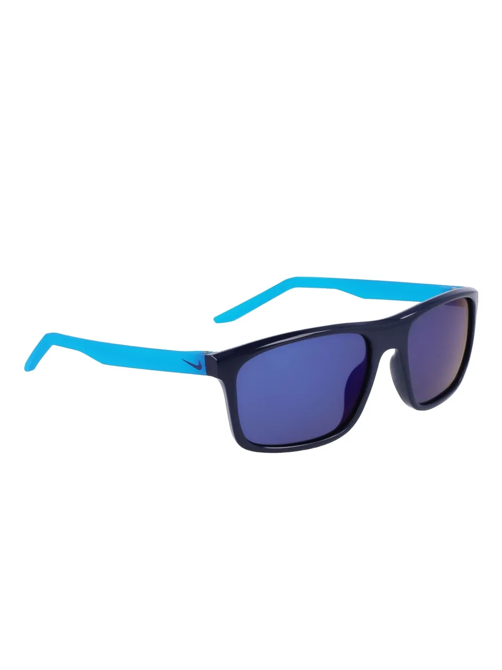 Nike Fire zonnebril met rechthoekig montuur Blauw