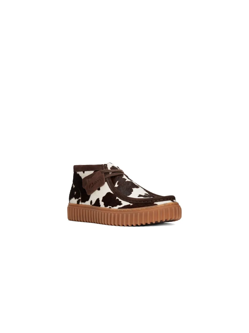 Clarks Torhill Hi Brown/White boots - Bruin