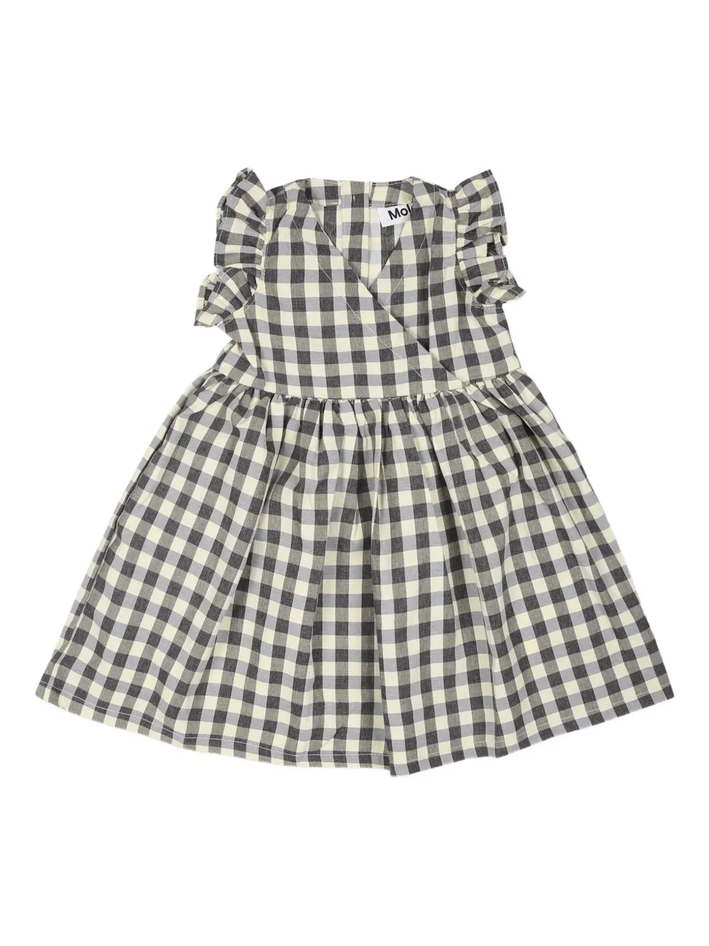 Molo check-pattern dress | Black | Image 1