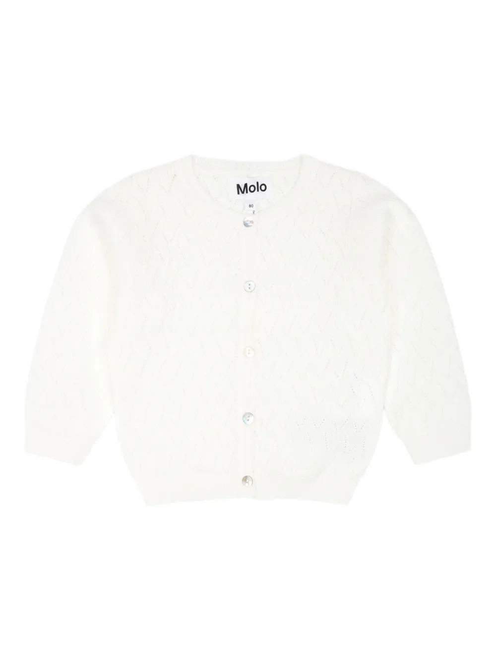 Molo Gebreid vest Wit