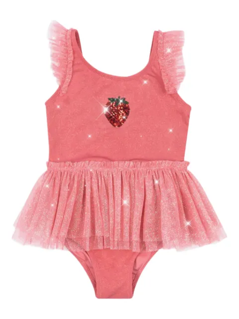 Konges Sløjd sequin-embellished swimsuit