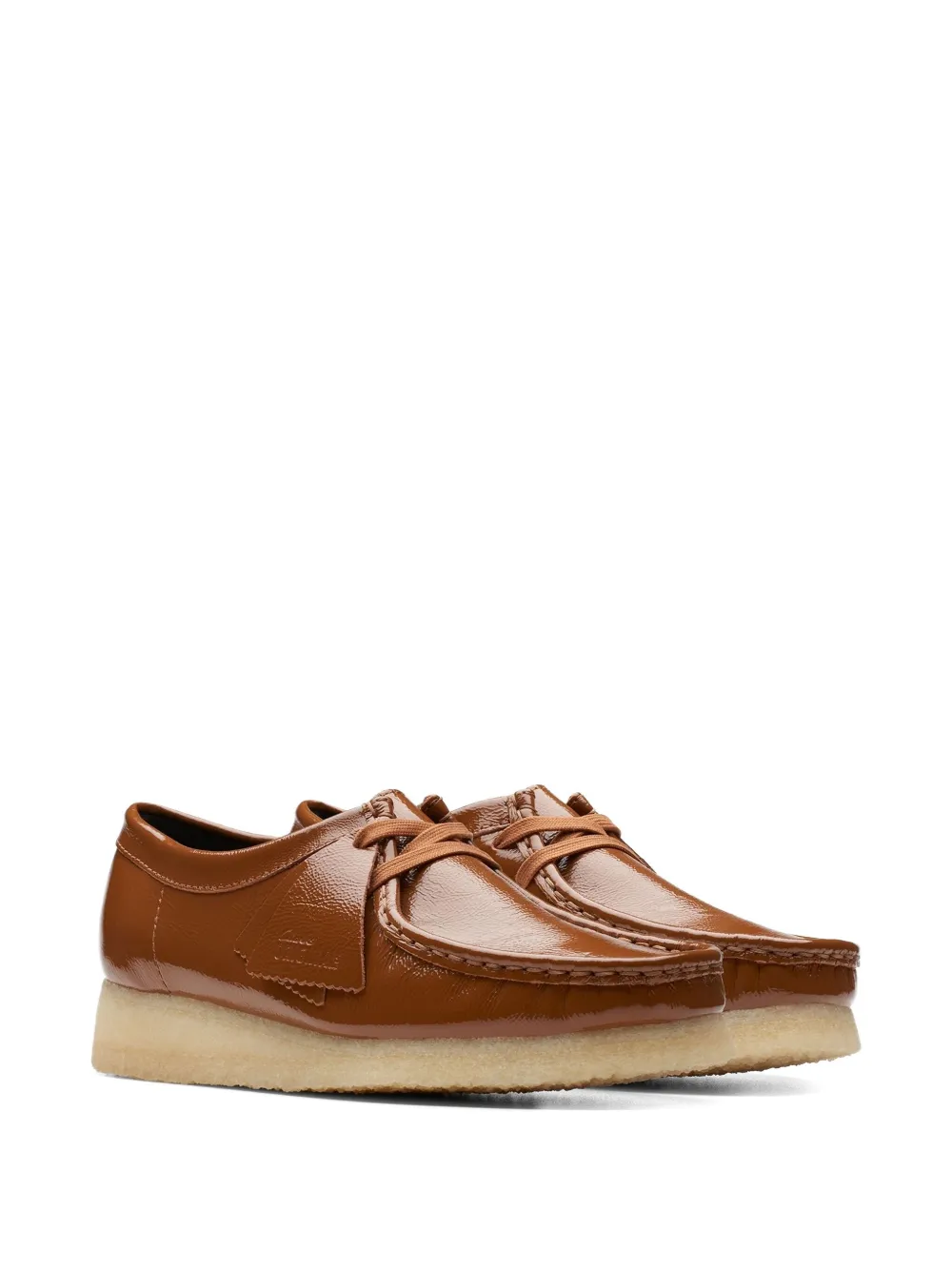 Clarks Wallabee Dusk Brown Pat loafers - Bruin