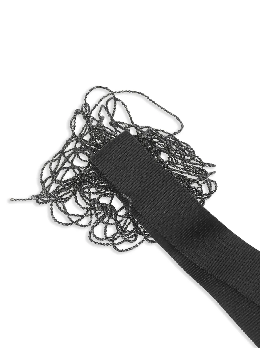  Brunello Cucinelli Pulsera De Seda - Negro 