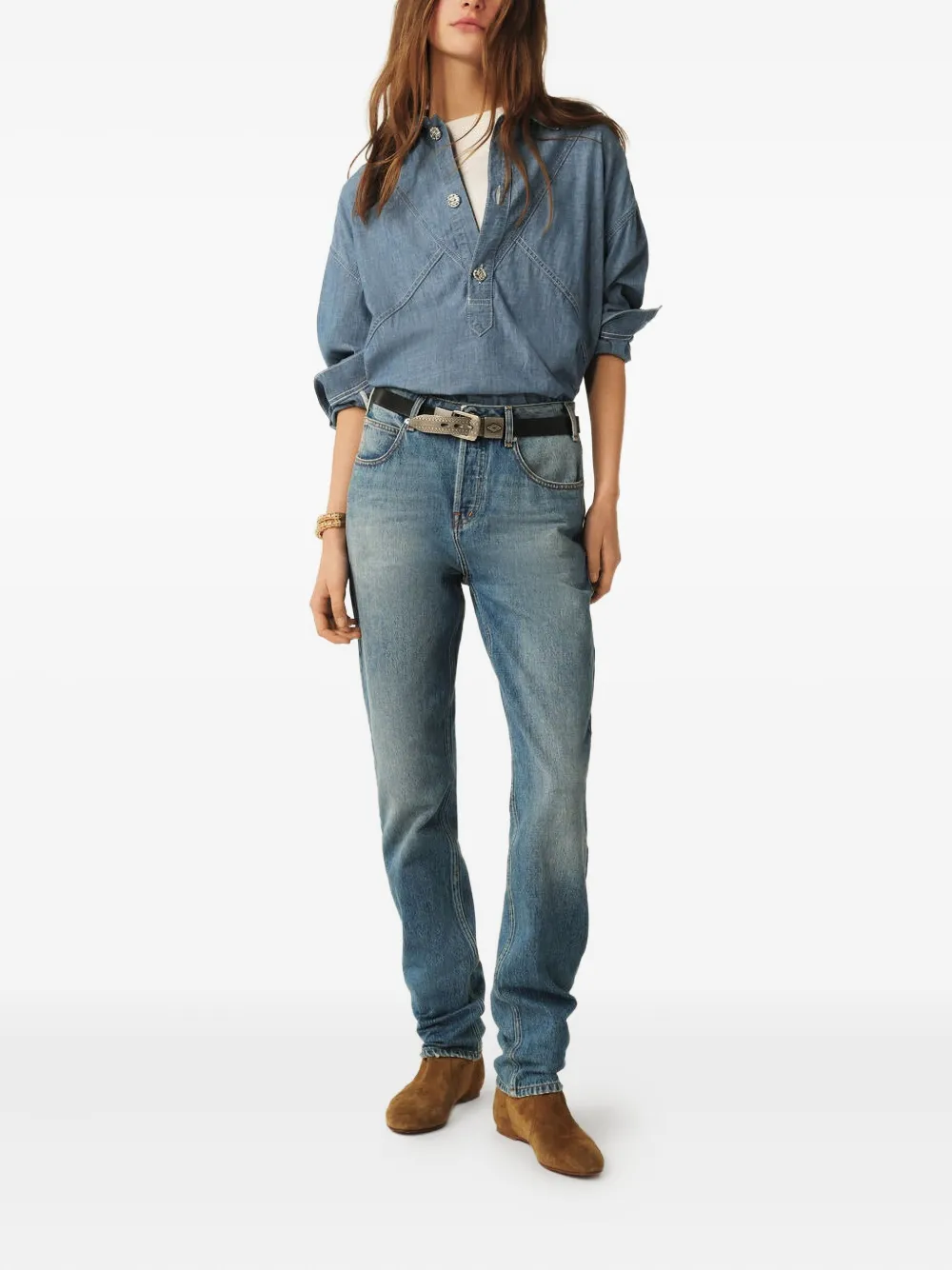 Ba&Sh five-pocket denim jeans - Blauw