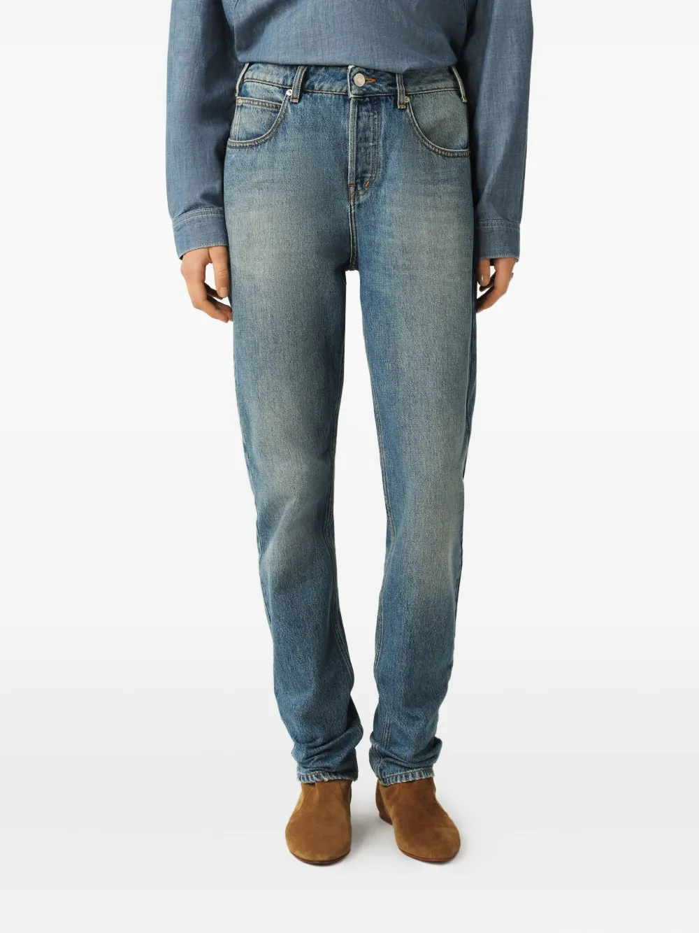 Ba&sh Five-pocket Denim Jeans In Multi