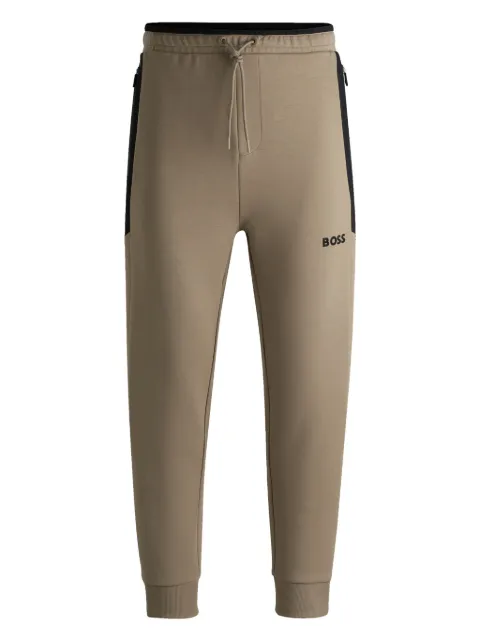 BOSS logo-embroidered track pants