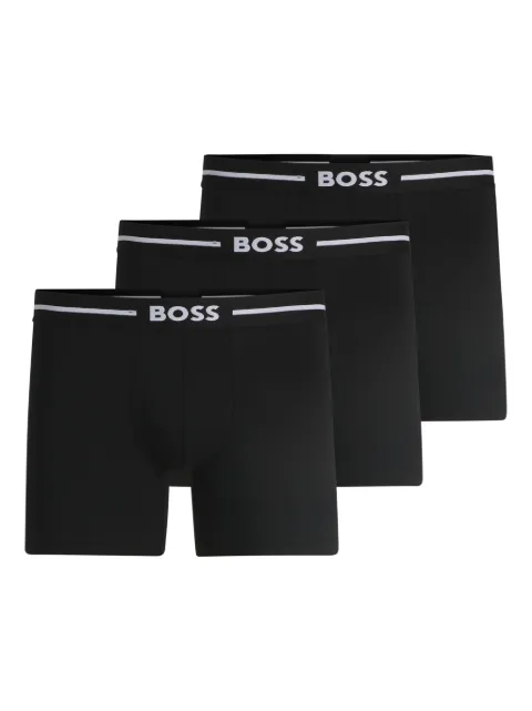 BOSS Kit 3 cuecas com logo no cós