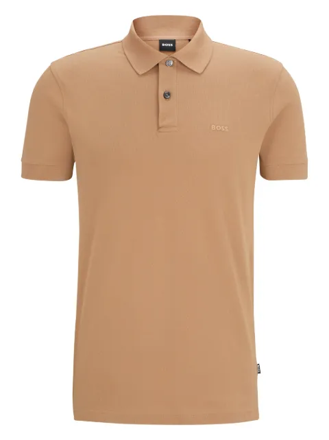 BOSS Camisa polo com listras