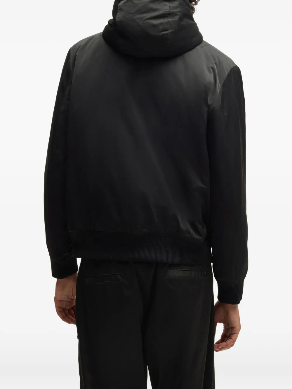 HUGO Jack met rubberen logo Zwart