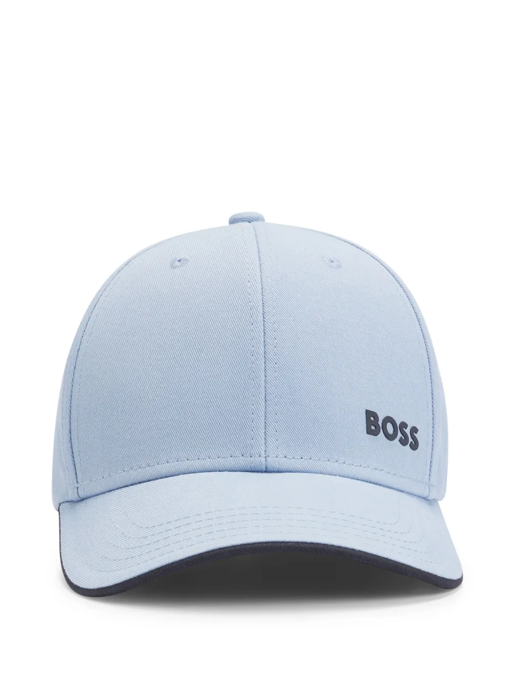 BOSS Pet met geborduurd logo Blauw