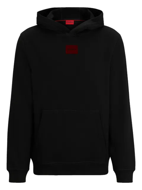 BOSS Moletom com capuz e patch de logo
