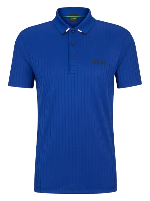 BOSS Camisa polo canelada
