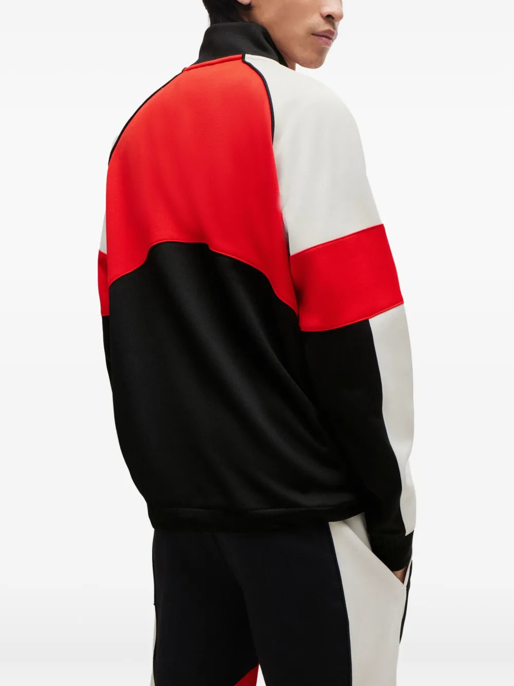 Shop Hugo Boss Logo-print Sweatshirt In Red