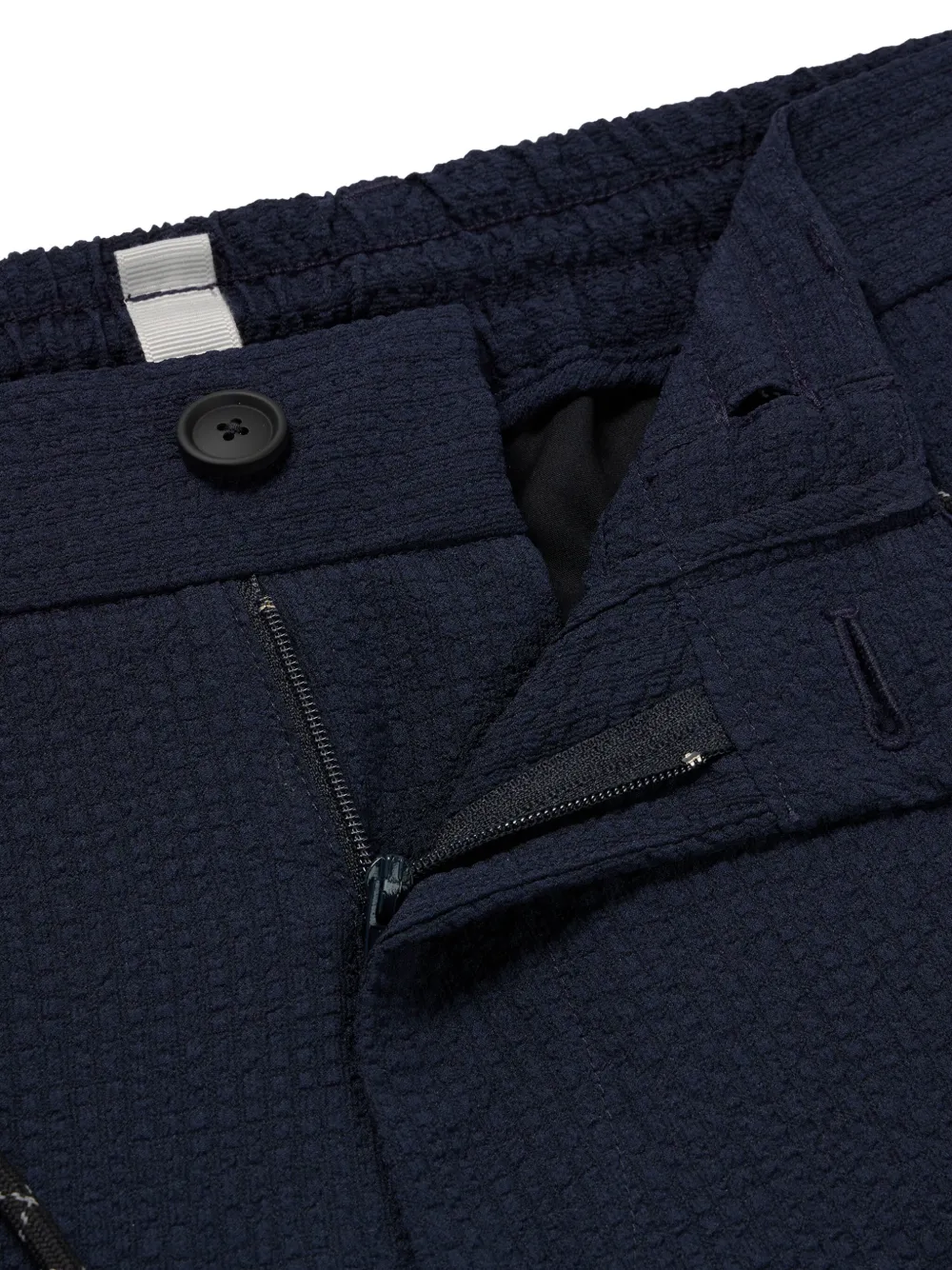 BOSS Calça texturizada com ajuste no cós | Calça de alfaiataria | Image 2