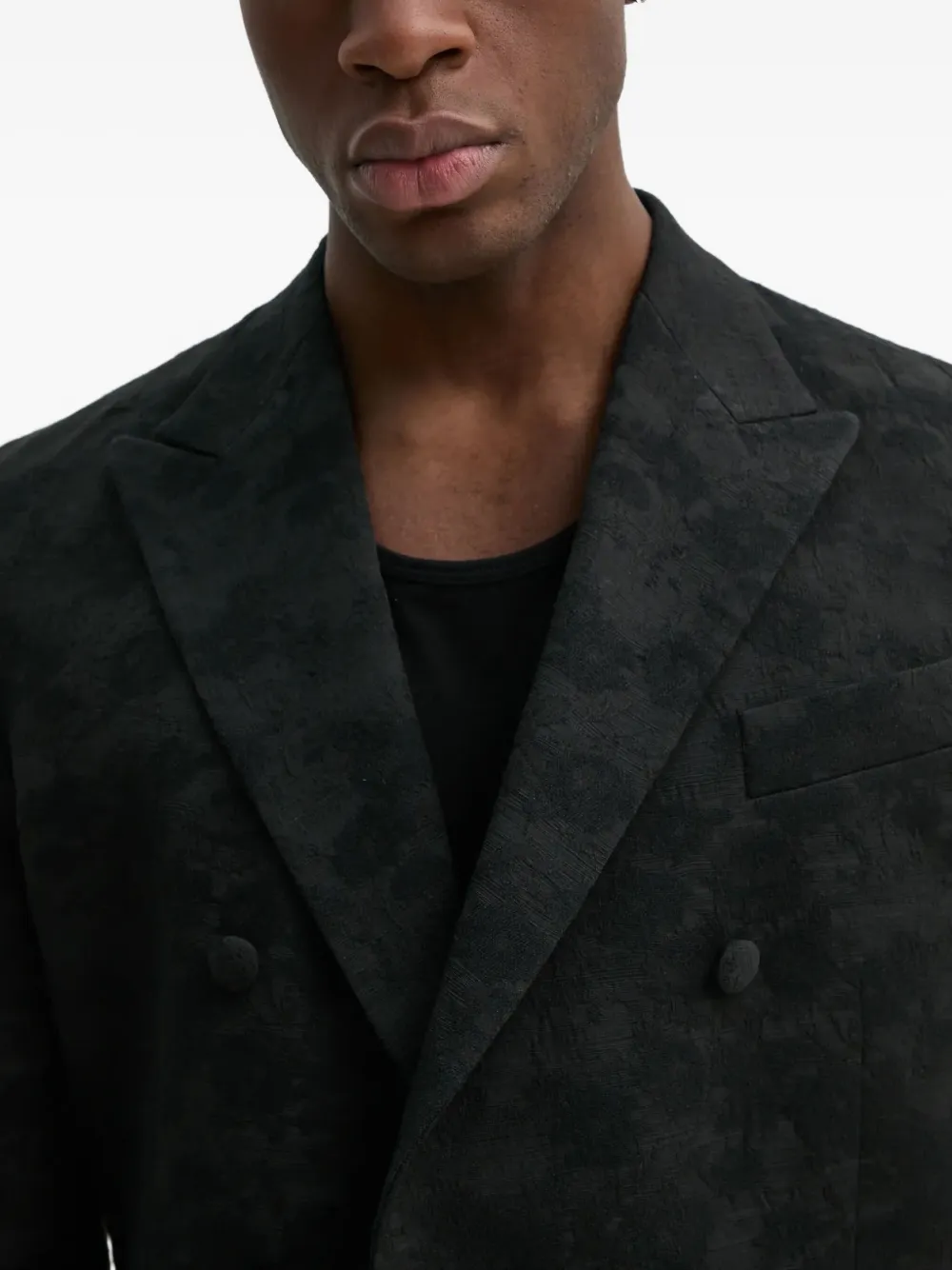 Karl Lagerfeld Blazer met enkele rij knopen Zwart