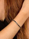 Karl Lagerfeld baguette-cut stone bracelet - Silver