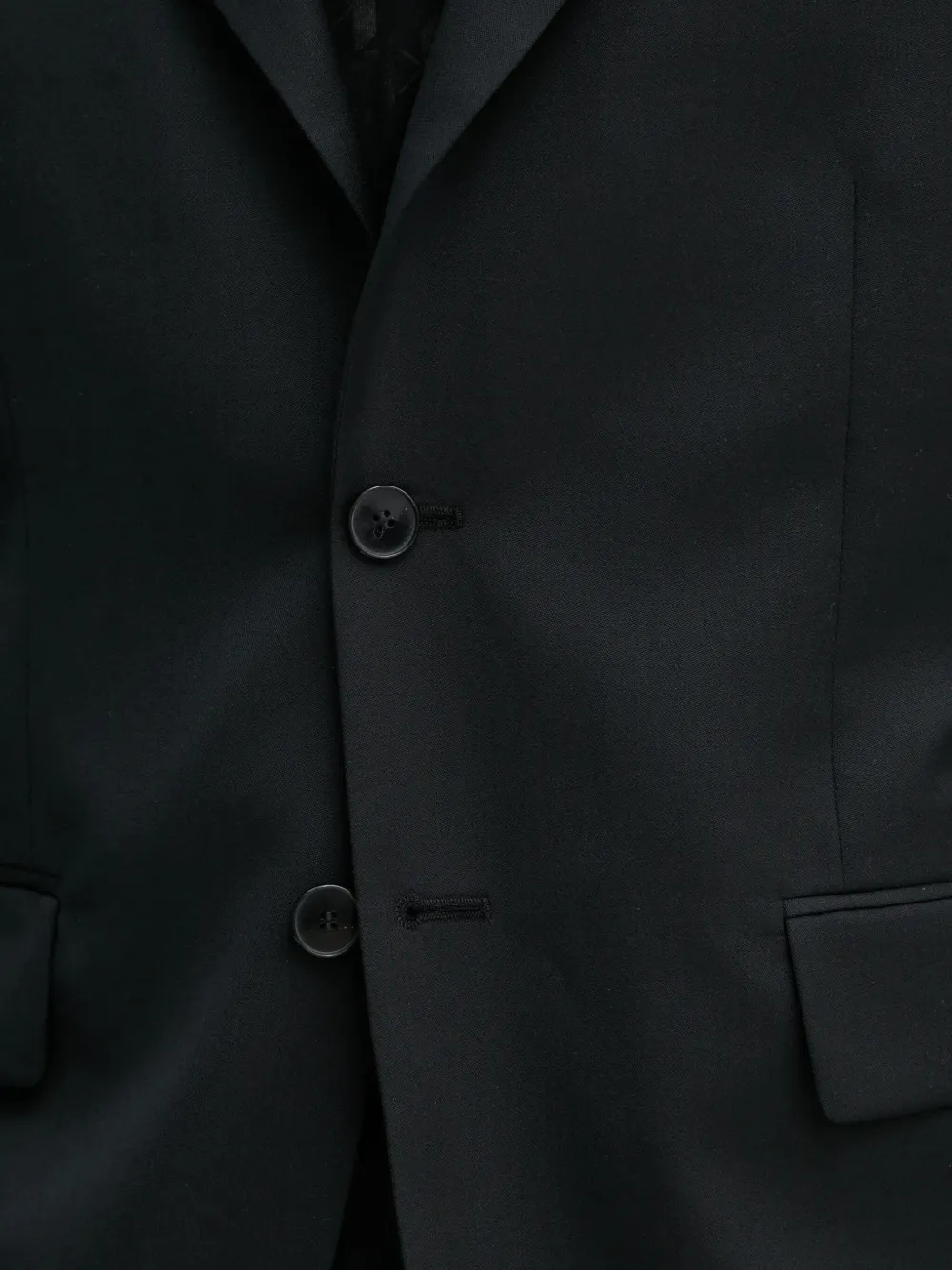 Karl Lagerfeld Pak met gekerfde revers Zwart