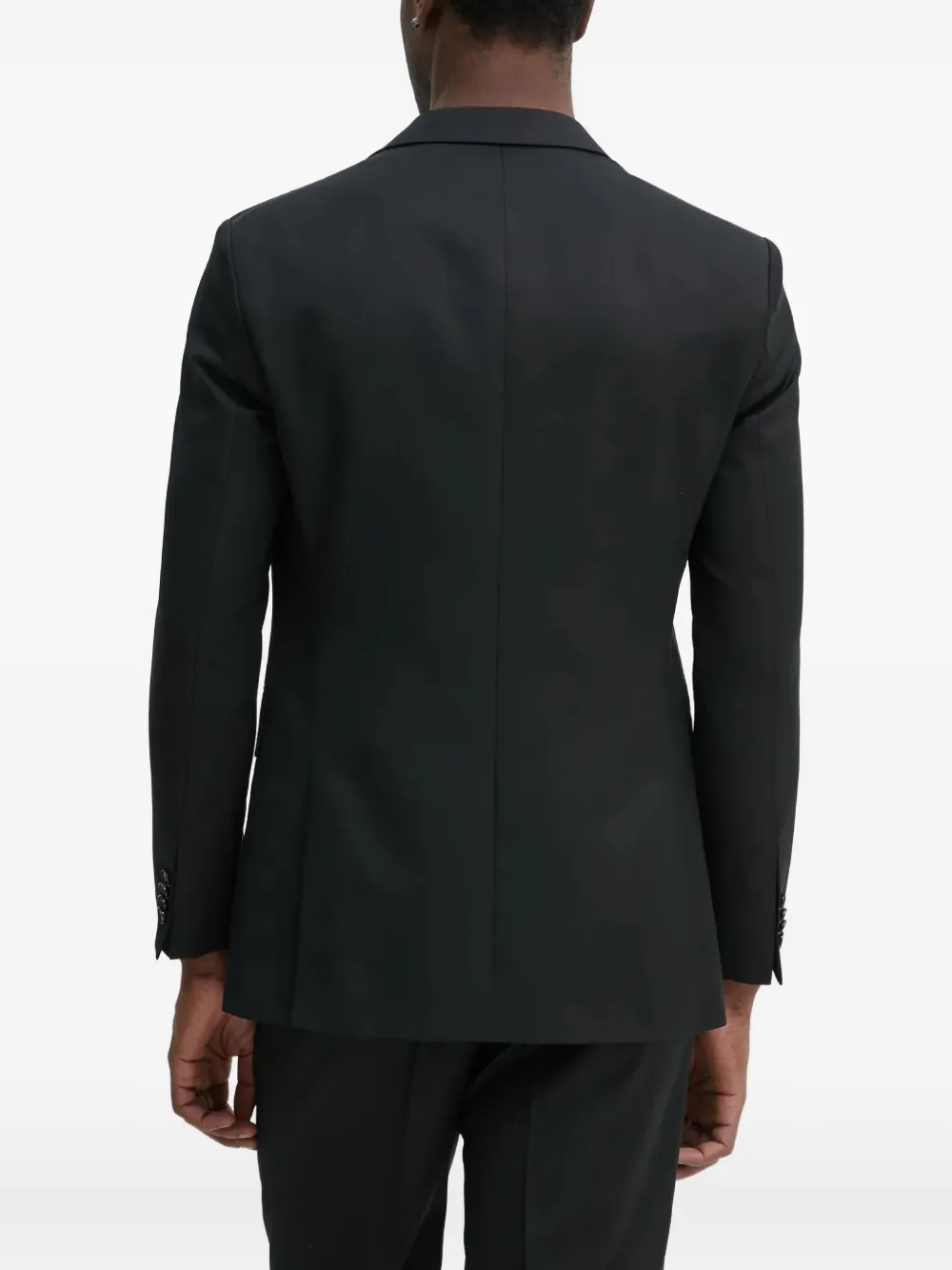 Karl Lagerfeld Pak met gekerfde revers Zwart