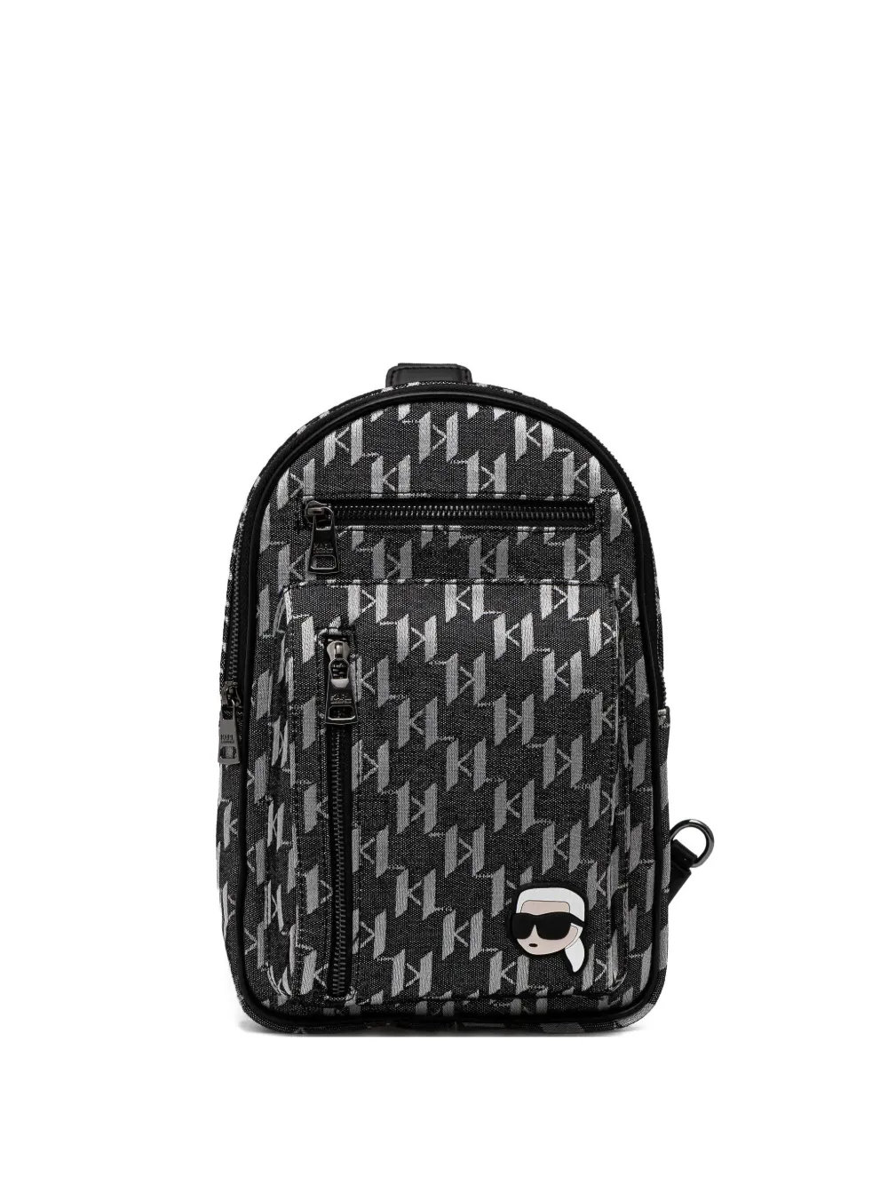 Karl Lagerfeld logo-print backpack | Black | Image 1