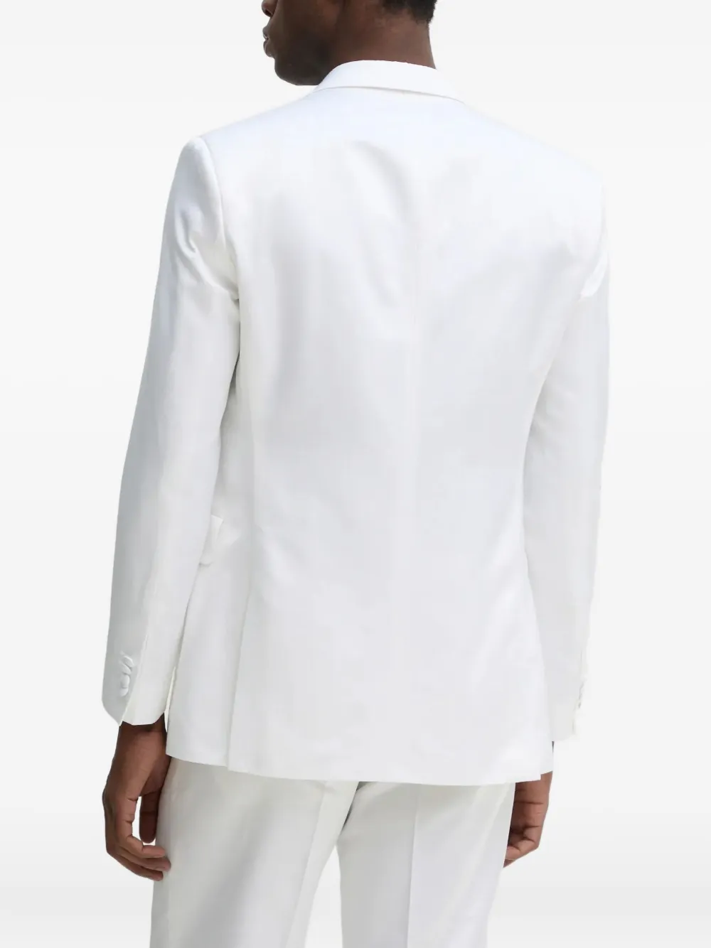 Karl Lagerfeld Blazer met dubbele rij knopen Wit