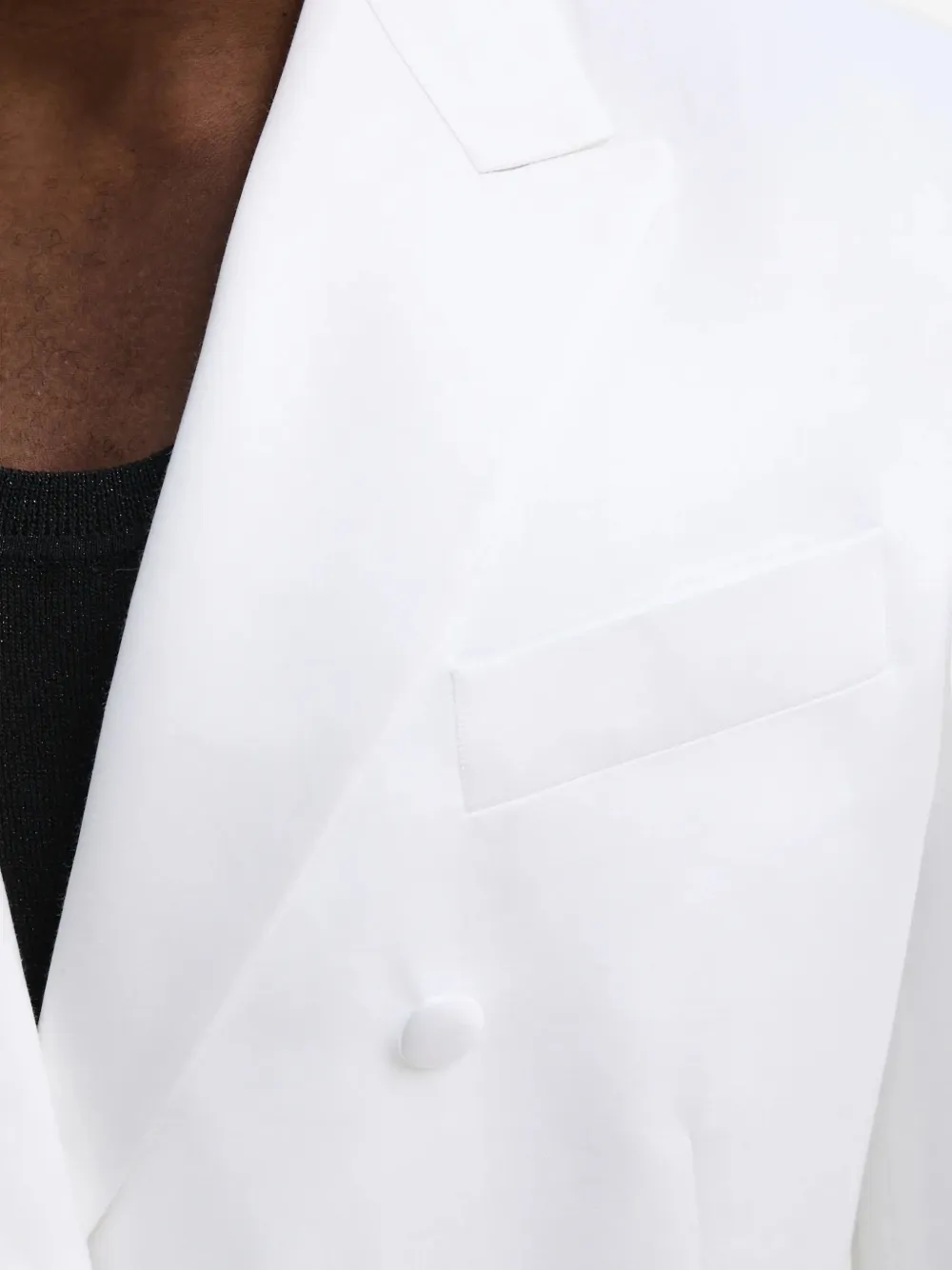 Karl Lagerfeld Blazer met dubbele rij knopen Wit