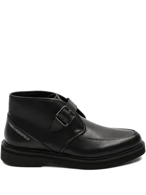 Karl Lagerfeld botas con agujetas