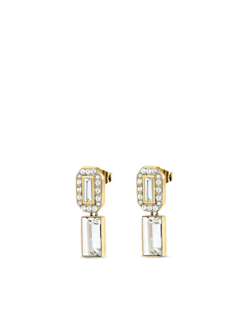 Karl Lagerfeld embellished earrings | Gold | Image 1