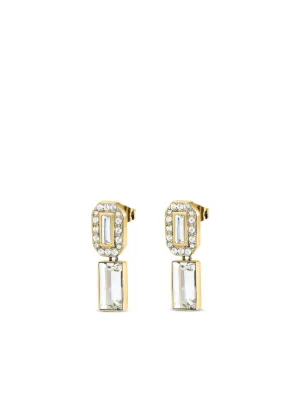 KARL LAGERFELD ピアス Amazon.com: Karl Lagerfeld Paris Earrings Trio, Two-Tone/Jet