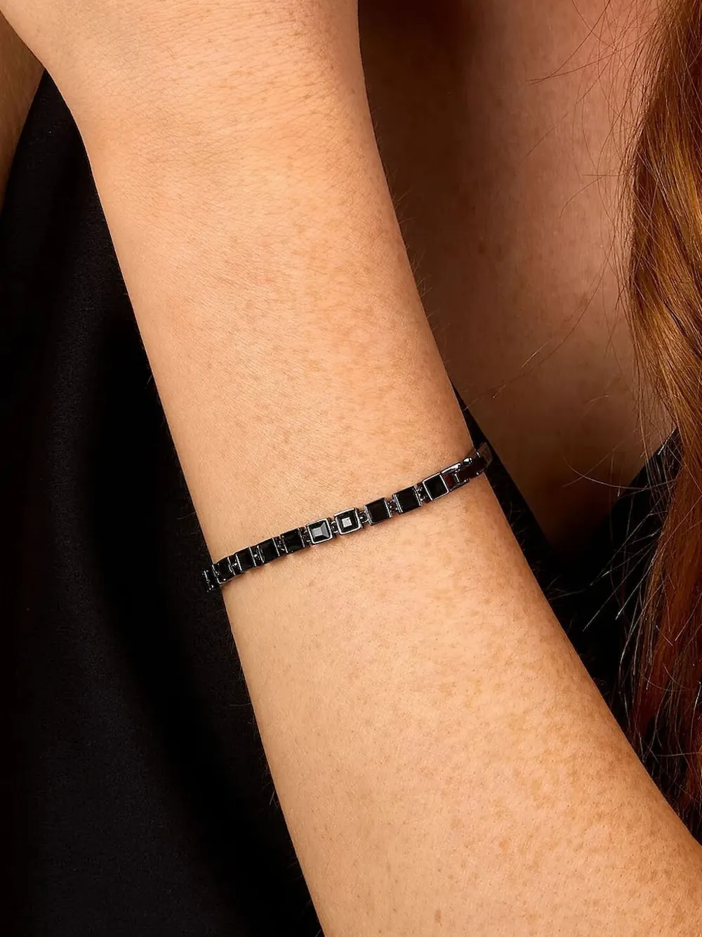 Karl Lagerfeld Rechthoekige armband - Zwart