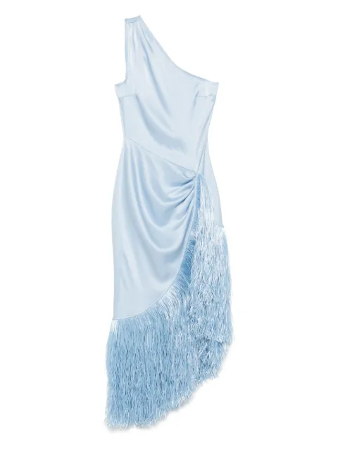 David Koma fringe-detailed midi dress