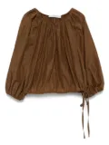 Philosophy Di Lorenzo Serafini cropped blouse - Brown