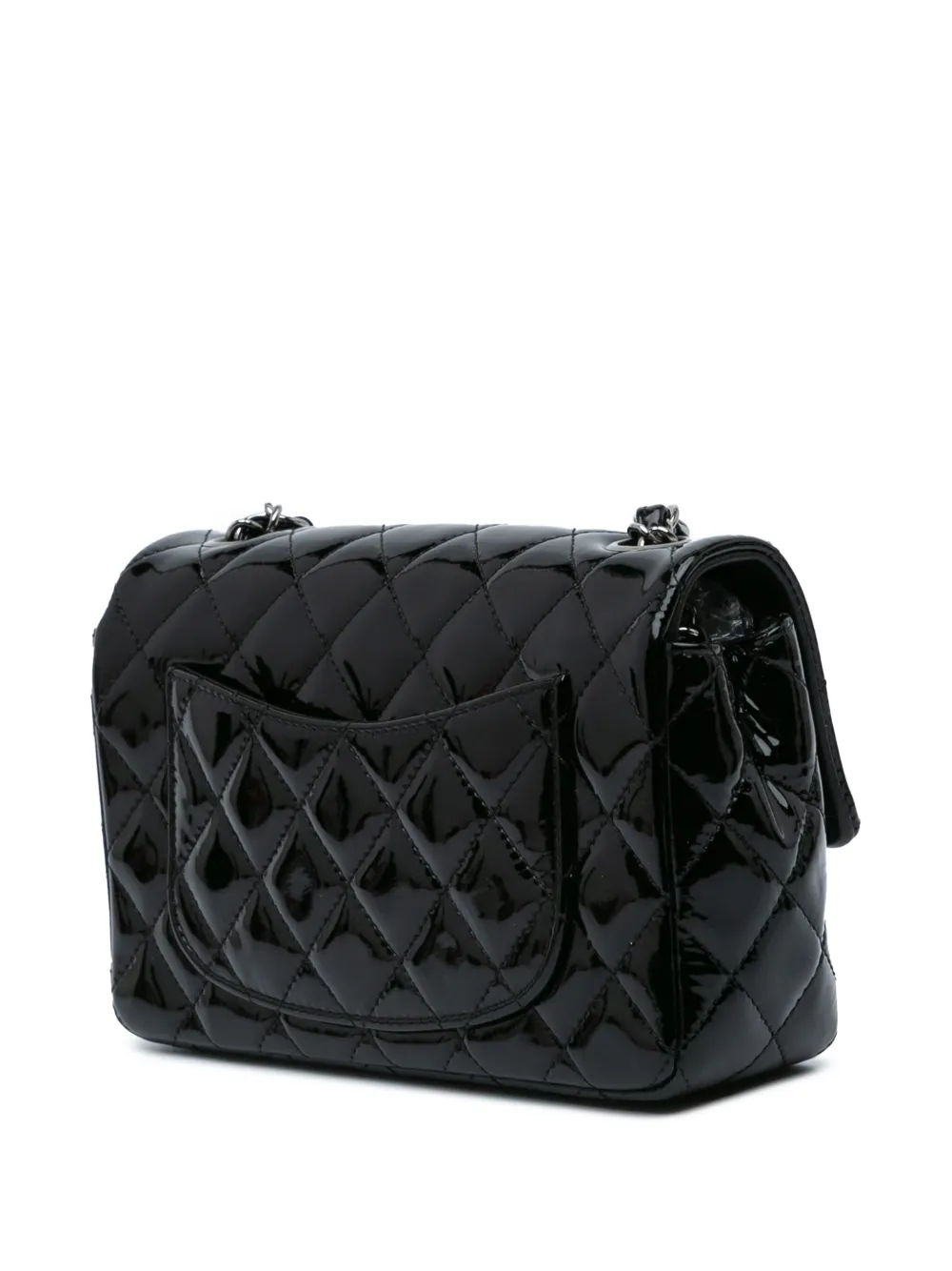 CHANEL Pre-Owned 2014-2015 Mini Rectangular Classic Patent Single Flap crossbody bag | Pre-Owned | Image 2